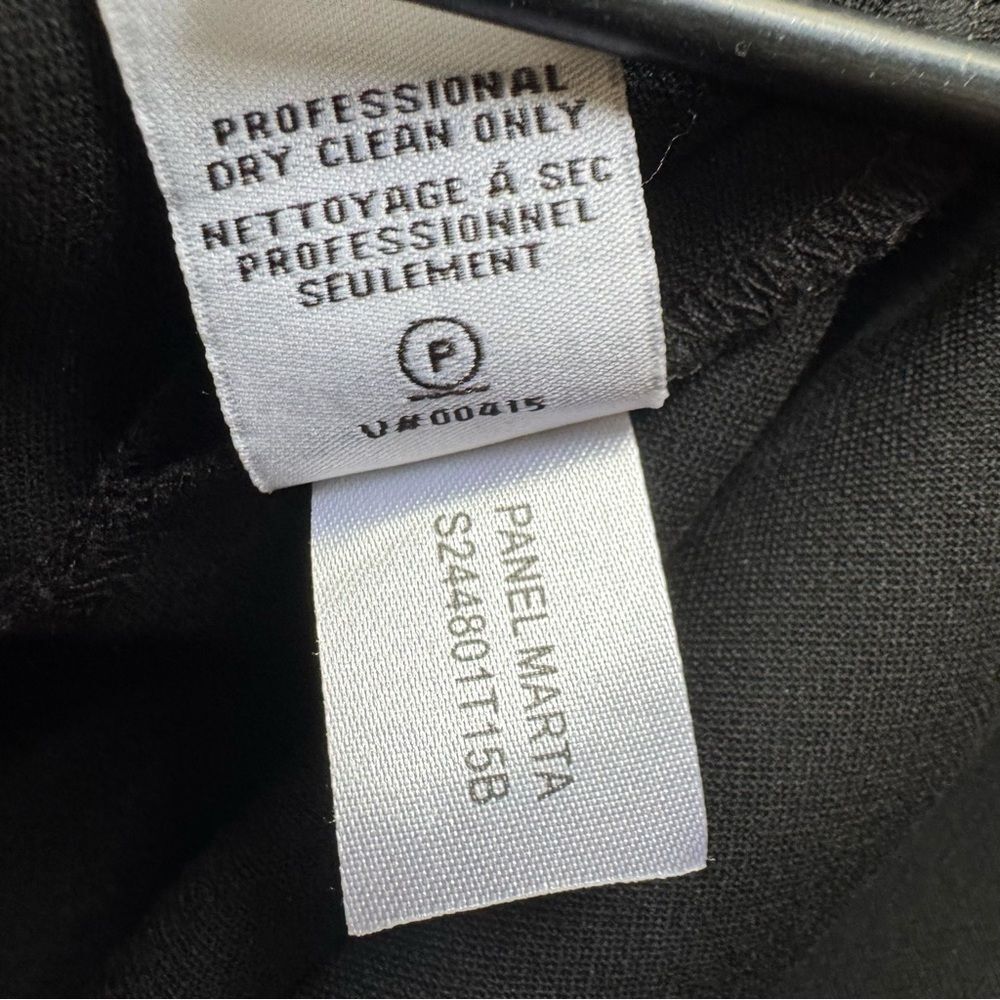 Diane Von Furstenberg Skirt Size 0 Authentic Black Stretch Pencil Knee Length - Picture 12 of 16